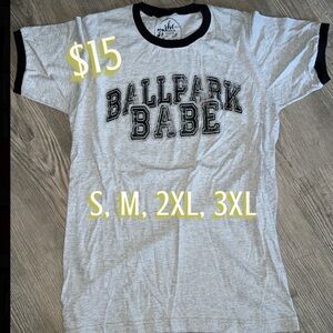 Ballpark babe womens shirt